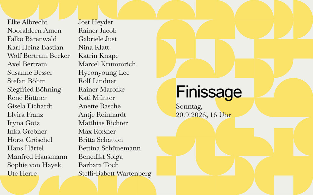Gestern Heute Morgen, VBKTh-Mitgliederausstellung, KunstForum Hannah Höch Gotha, 10.07.-20.09.2026 (Einladung)