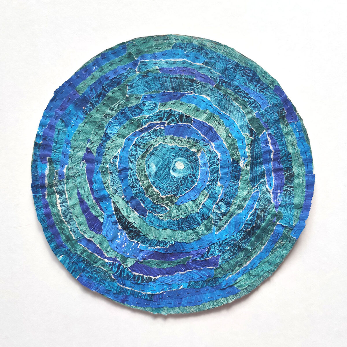 Blaue Erde (Anette Rasche | Collage | 2026)